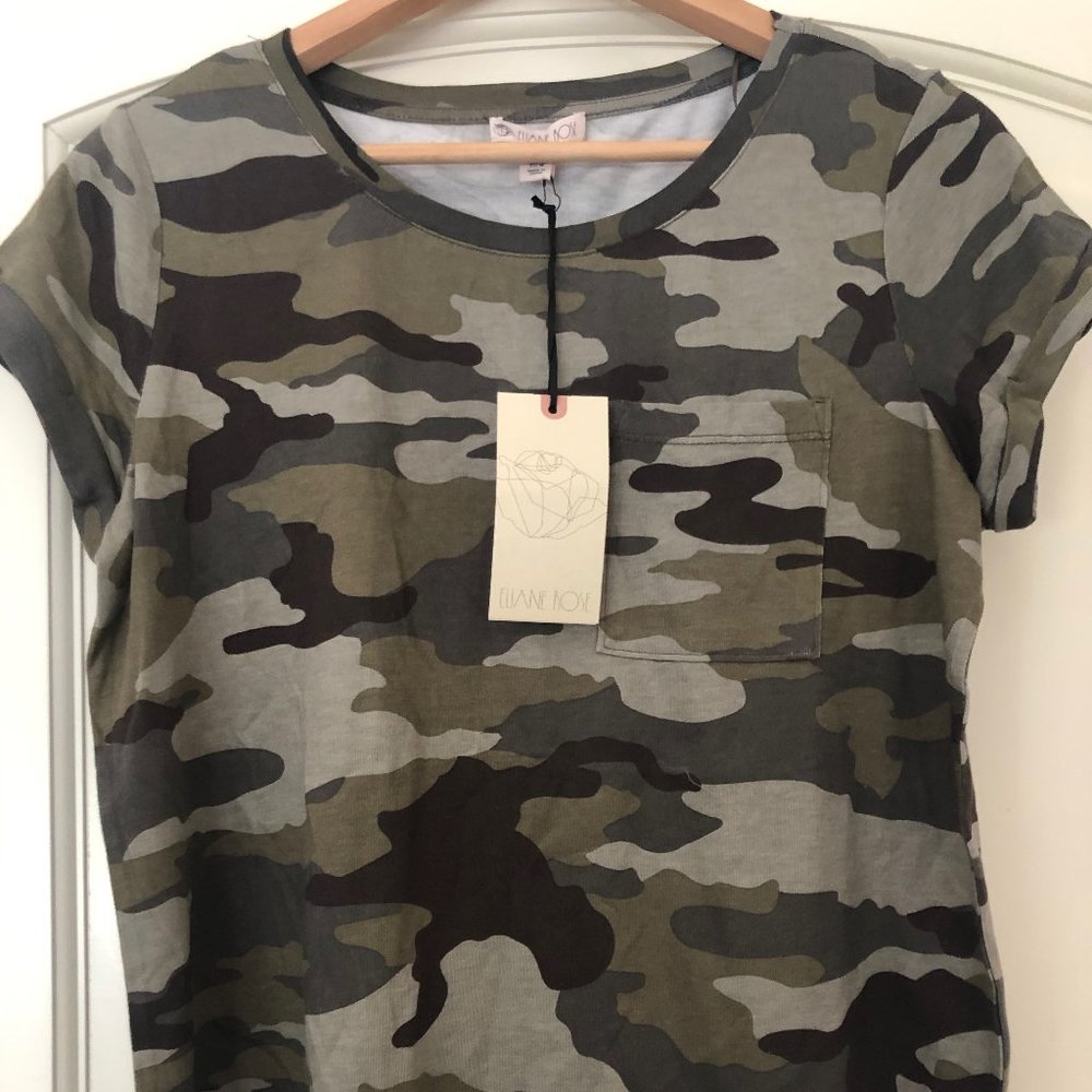 Elaine Rose Camo T-Shirt